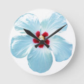 Hawaiian Hibiscus Flower Ronde Klok (Voorkant)