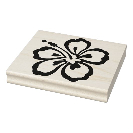 Hawaiian Hibiscus Flower Rubber Art Stempel (Stempel)