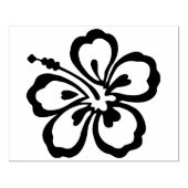 Hawaiian Hibiscus Flower Rubber Art Stempel (Afrduk)