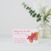 Hawaiian Hibiscus Flower Visitekaartje (Staand voorkant)