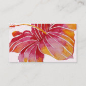 Hawaiian Hibiscus Flower Visitekaartje (Achterkant)