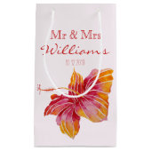 Hawaiian Hibiscus Flower | Weddenschap Klein Cadeauzakje (Voorkant)