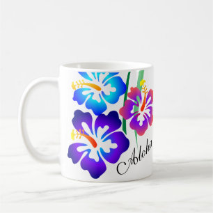 Hawaiian Hibiscus Flowers Aloha Koffiemok