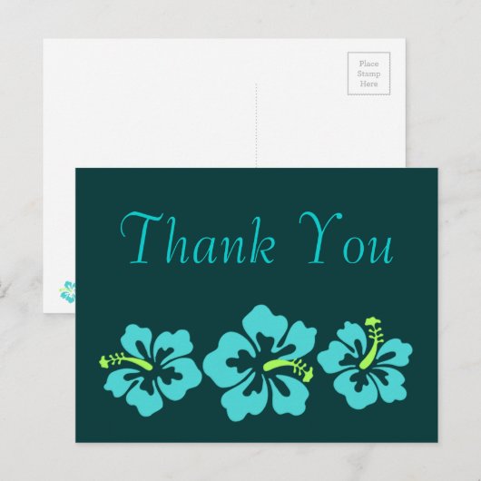 Hawaiian Hibiscus Flowers Briefkaart (Voorkant / Achterkant)