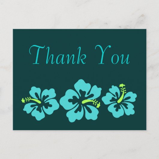 Hawaiian Hibiscus Flowers Briefkaart (Voorkant)