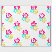 Hawaiian Hibiscus Flowers Cadeaupapier (Vlak)
