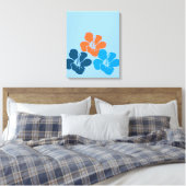 Hawaiian Hibiscus Flowers Canvas Afdruk (Insitu (Slaapkamer))