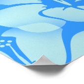 Hawaiian Hibiscus Flowers Poster (Hoek)