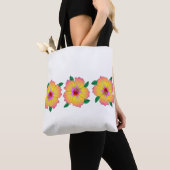 Hawaiian Hibiscus Flowers Tote Bag (Dichtbij)