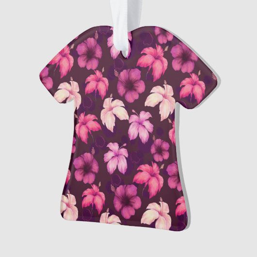 Hawaiian Hibiscus Frenzy Ornament (voorkant)