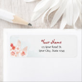 Hawaiian Hibiscus in het Rode Sinaasappel Etiket (Insitu)