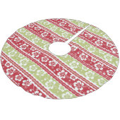 Hawaiian Hibiscus kerstboomrok Kerstboom Rok (Gekanteld)