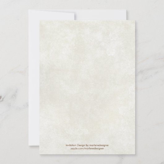 Hawaiian Hibiscus Luau Bruids Douche Uitnodiging (Achterkant)