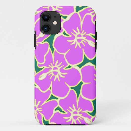 Hawaiian Hibiscus Luau Tropische bloemen Case-Mate iPhone Case (Achterkant)