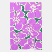 Hawaiian Hibiscus Luau Tropische bloemen Theedoek (Verticaal)