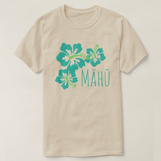 Hawaiian Hibiscus Māhu LGBT derde geslacht T-shirt (Design voorkant)