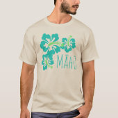 Hawaiian Hibiscus Māhu LGBT derde geslacht T-shirt (Voorkant)