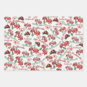 Hawaiian Hibiscus Mele Kalikimaka cadeauverpakking Inpakpapier Vel (Voorkant 3)