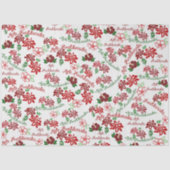 Hawaiian Hibiscus Mele Kalikimaka Weefselpapier Tissuepapier (Voorkant)