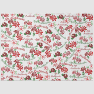 Hawaiian Hibiscus Mele Kalikimaka Weefselpapier Tissuepapier