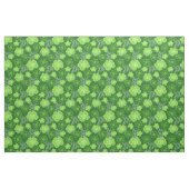 Hawaiian Hibiscus Pattern Green Stof (Fat Quarter)