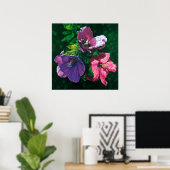 Hawaiian Hibiscus poster print (Thuiskantoor)