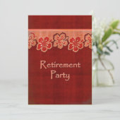 Hawaiian Hibiscus Retirement Kaart (Staand voorkant)