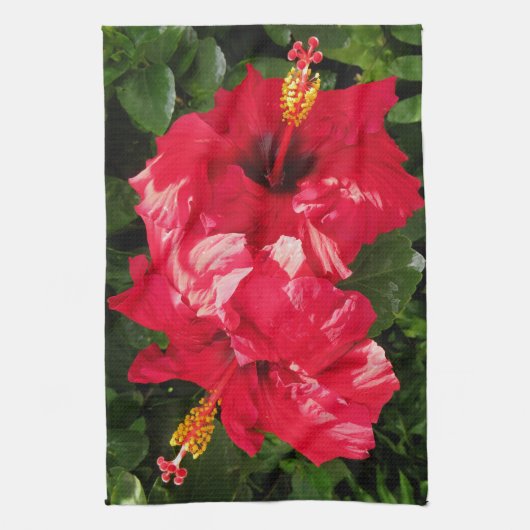 Hawaiian Hibiscus Theedoek (Verticaal)