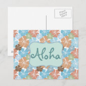 Hawaiian Hibiscus Tropical Flowers Briefkaart (Voorkant / Achterkant)