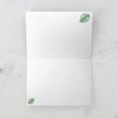 Hawaiian Hibiscus Wenskaart Kaart (Binnen)