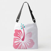 Hawaiian Hibiscus Women's Large Crossbody Totebag Crossbody Tas (Voorkant)