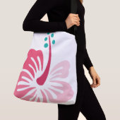 Hawaiian Hibiscus Women's Large Crossbody Totebag Crossbody Tas (Dichtbij)