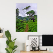Hawaiian Hiking Trail Poster (Thuiskantoor)