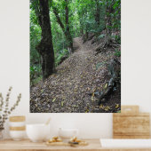 Hawaiian Hiking Trail Poster (Keuken)