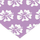 Hawaiian Hisbiscus bloempatroon aangepaste kleur Korte Tafelloper (Hoek)