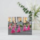 Hawaiian Holiday Parade Briefkaart (Staand voorkant)