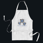 Hawaiian Holly Hanukkah Blue Floral Standaard Schort<br><div class="desc">Hau'oli Hanukaha is Hawai'ian voor Happy Hanukkah! Deze illustratie laat een tropische interpretatie zien van heilig in Hanukkah-kleuren en subtiele gradiënten. De letters zijn vol met sneeuw voor een extra verrassing. Dit ontwerp is beschikbaar op een verscheidenheid van producten voor thuis en kleding voor het hele gezin.</div>