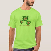 Hawaiian Holly Mele Kalikimaka Kerstrood T-shirt (Voorkant)