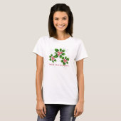 Hawaiian Holly Mele Kalikimaka Kerstrood T-shirt (Voorkant volledig)
