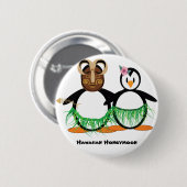 Hawaiian Honeymoon Ronde Button 5,7 Cm (Voorkant /achterkant)
