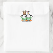 Hawaiian Honeymoon Ronde Sticker (Tas)