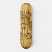 Hawaiian Honu en Tiki Mask Persoonlijk Skateboard (Voorkant)