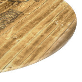 Hawaiian Honu en Tiki Mask Snijplank (Hoek)