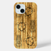 Hawaiian Honu en Tiki masker Case-Mate iPhone Case (Achterkant)