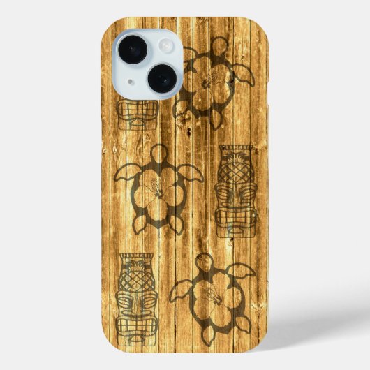 Hawaiian Honu en Tiki masker Case-Mate iPhone Case (Achterkant)