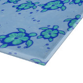 Hawaiian Honu Hibiscus Sea Turtles Snijplank (Hoek)