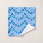 Hawaiian Honu Hibiscus Zee Turtles Bad Handdoek (Wasdoekje)