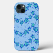 Hawaiian Honu Hibiscus Zee Turtles Case-Mate iPhone Case (Achterkant)