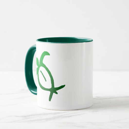 Hawaiian Honu Petroglyph - Mok (Voorkant links)