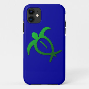 Hawaiian Honu Petroglyph op Blue - iPhone 5 Hoesje